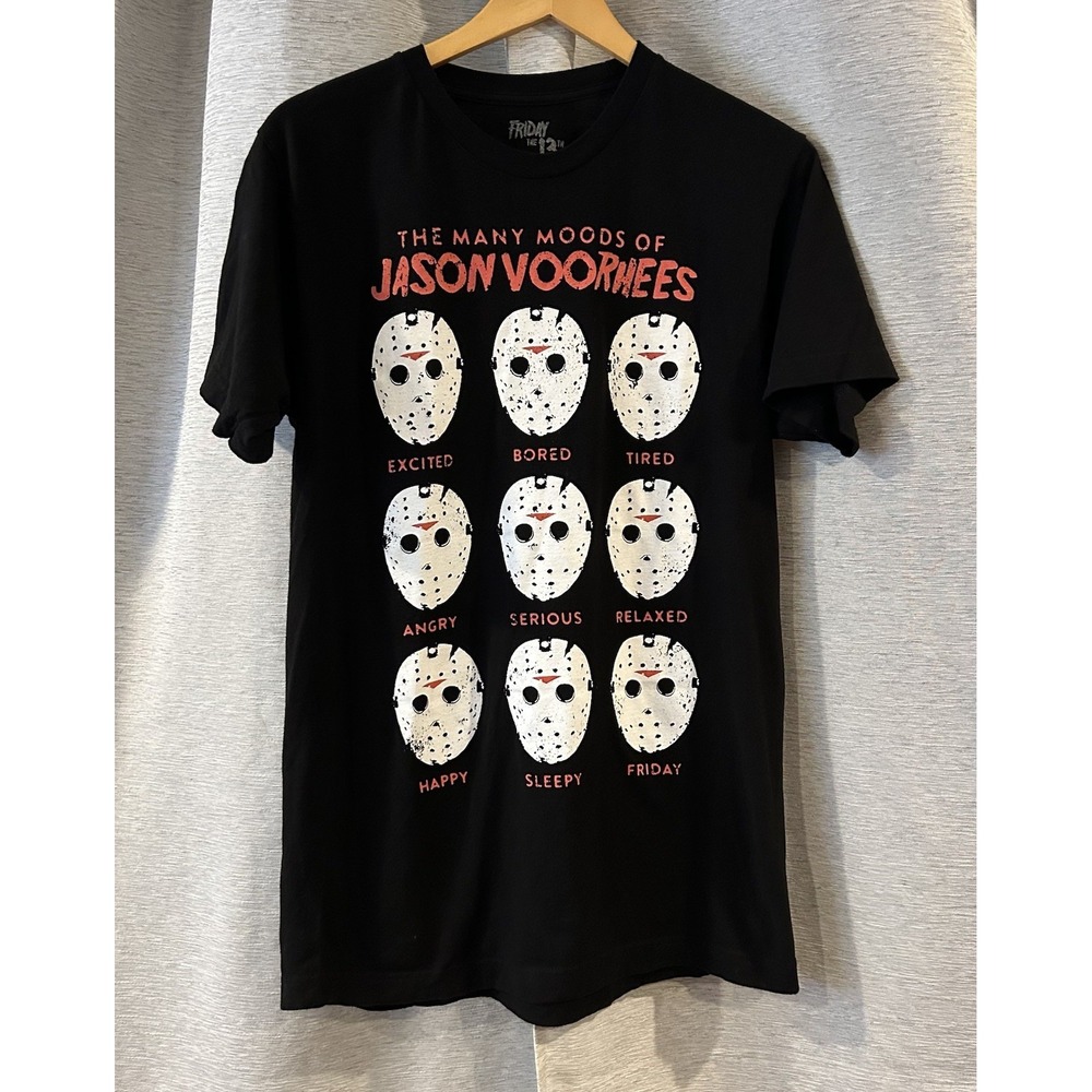 The Many Moods Of‎ Jason Voorhees T-Shirt Halloween Horror Size Medium